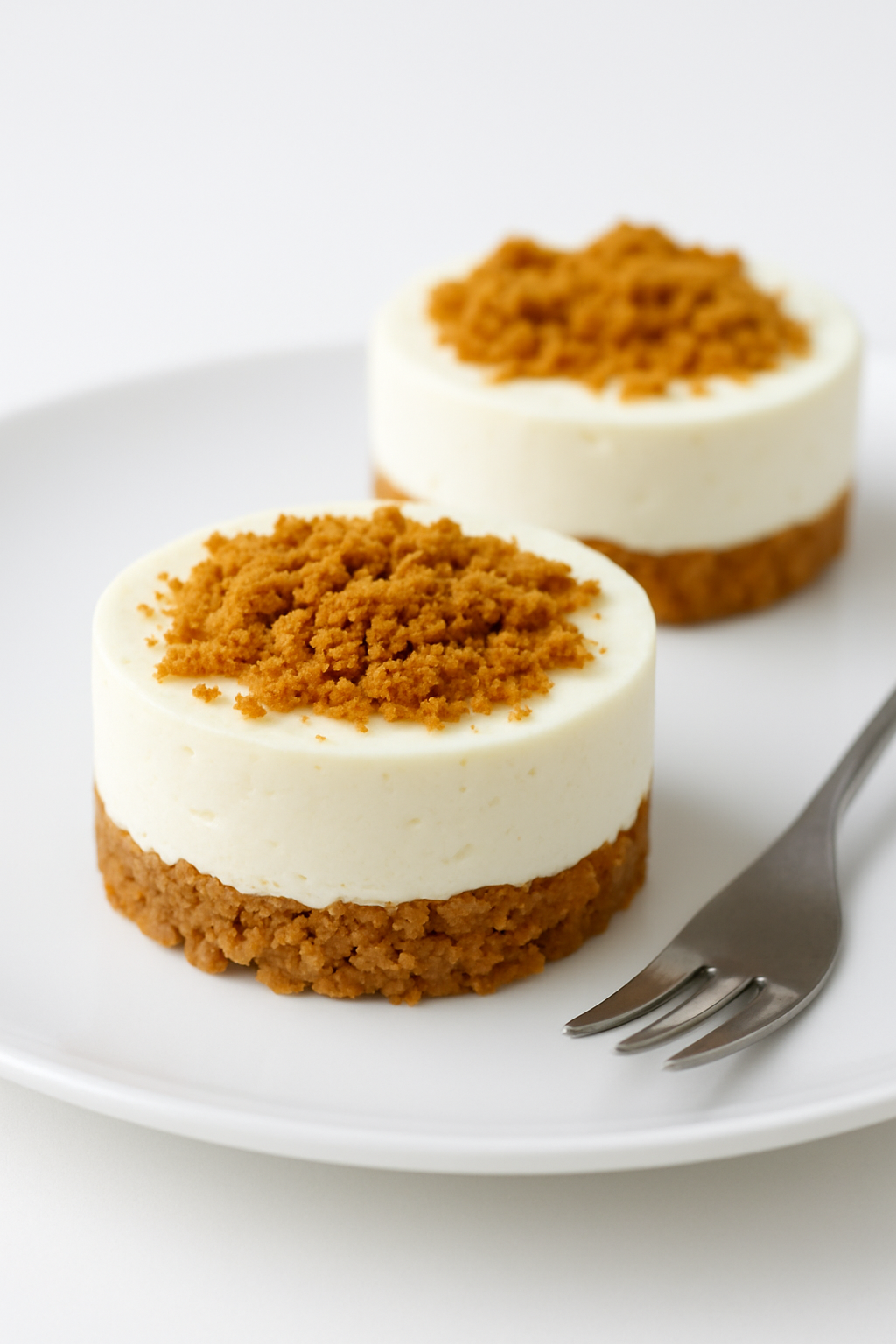 No-Bake     Spekulatius Mini Cheesecakes  Weihnachts-dessert